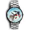 Shih Tzu On Christmas Florida Wrist Watch-Free Shipping