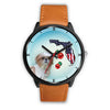 Shih Tzu On Christmas Florida Wrist Watch-Free Shipping