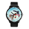 Shih Tzu On Christmas Florida Wrist Watch-Free Shipping