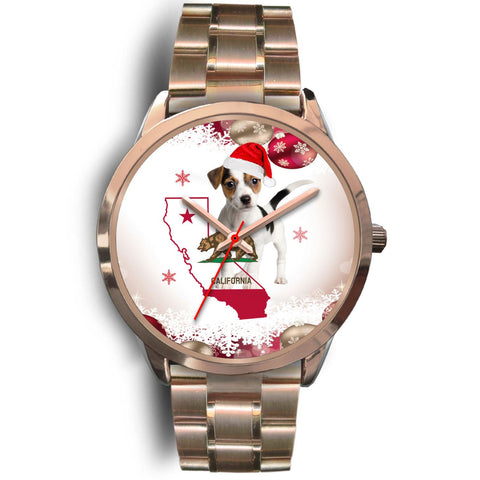 Jack Russell Terrier California Christmas Special Wrist Watch-Free Shipping