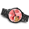 Staffordshire Bull Terrier On Christmas Florida Wrist Watch-Free Shipping