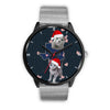 Russian Blue Cat Texas Christmas Special Wrist Watch-Free Shipping