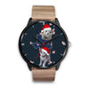 Russian Blue Cat Texas Christmas Special Wrist Watch-Free Shipping