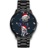 Russian Blue Cat Texas Christmas Special Wrist Watch-Free Shipping