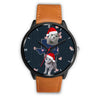 Russian Blue Cat Texas Christmas Special Wrist Watch-Free Shipping