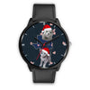 Russian Blue Cat Texas Christmas Special Wrist Watch-Free Shipping