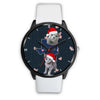 Russian Blue Cat Texas Christmas Special Wrist Watch-Free Shipping