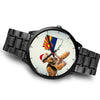 Airedale Terrier On Christmas Arizona Wrist Watch-Free Shipping