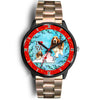 Basset Hound Dog Virginia Christmas Special Wrist Watch-Free Shipping