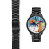 Australian Terrier On Christmas Arizona Wrist Watch-Free Shipping