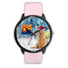 Australian Terrier On Christmas Arizona Wrist Watch-Free Shipping