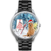 Australian Terrier On Christmas Alabama Wrist Watch-Free Shipping