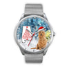 Australian Terrier On Christmas Alabama Wrist Watch-Free Shipping