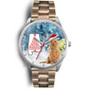 Australian Terrier On Christmas Alabama Wrist Watch-Free Shipping