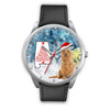 Australian Terrier On Christmas Alabama Wrist Watch-Free Shipping