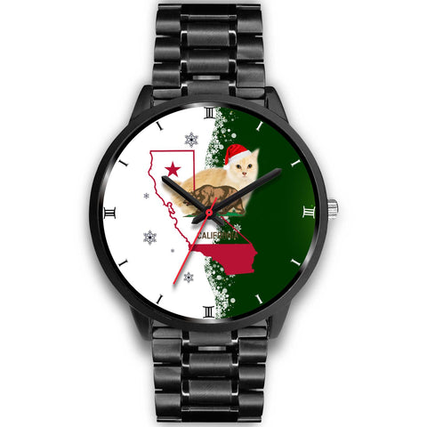 Munchkin Cat California Christmas Special Wrist Watch-Free Shipping