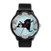 Black Labrador Dog New York Christmas Special Wrist Watch-Free Shipping