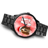 Basset Hound On Christmas Alabama Wrist Watch-Free Shipping