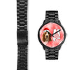 Basset Hound On Christmas Alabama Wrist Watch-Free Shipping