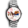 Beagle Dog On Christmas Arizona Wrist Watch-Free Shipping