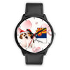 Beagle Dog On Christmas Arizona Wrist Watch-Free Shipping