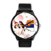 Beagle Dog On Christmas Arizona Wrist Watch-Free Shipping