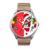 American Shorthair Cat California Christmas Special Wrist Watch-Free Shipping