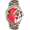 American Shorthair Cat California Christmas Special Wrist Watch-Free Shipping