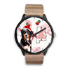 Bernese Mountain Dog On Christmas Alabama Wrist Watch-Free Shipping