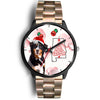 Bernese Mountain Dog On Christmas Alabama Wrist Watch-Free Shipping