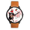 Bernese Mountain Dog On Christmas Alabama Wrist Watch-Free Shipping