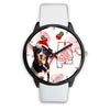 Bernese Mountain Dog On Christmas Alabama Wrist Watch-Free Shipping