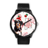 Bernese Mountain Dog On Christmas Alabama Wrist Watch-Free Shipping