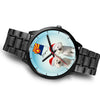 Cute Bichon Frise On Christmas Arizona Wrist Watch-Free Shipping