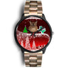 Burmese Cat Texas Christmas Special Wrist Watch-Free Shipping