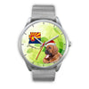 Bloodhound Dog On Christmas Arizona Wrist Watch-Free Shipping