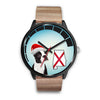 Boston Terrier On Christmas Alabama Wrist Watch-Free Shipping