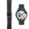 Boston Terrier On Christmas Alabama Wrist Watch-Free Shipping