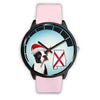 Boston Terrier On Christmas Alabama Wrist Watch-Free Shipping