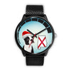 Boston Terrier On Christmas Alabama Wrist Watch-Free Shipping