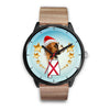 Boxer Dog On Christmas Alabama Wrist Watch-Free Shipping