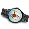 Boxer Dog On Christmas Alabama Wrist Watch-Free Shipping