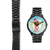 Boxer Dog On Christmas Alabama Wrist Watch-Free Shipping