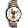 Boxer Dog On Christmas Arizona Wrist Watch-Free Shipping