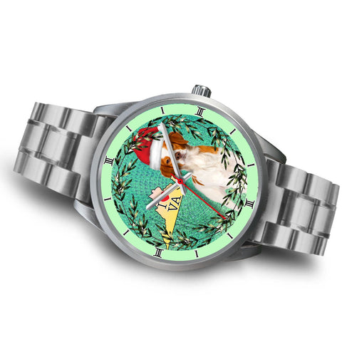 Brittany Dog Virginia Christmas Special Wrist Watch-Free Shipping