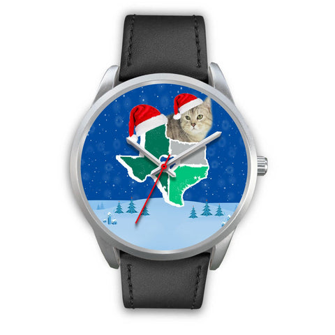 Manx cat Texas Christmas Special Wrist Watch-Free Shipping