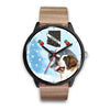 Cute St. Bernard Arizona Christmas Special Wrist Watch-Free Shipping