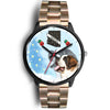 Cute St. Bernard Arizona Christmas Special Wrist Watch-Free Shipping