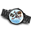 Cute St. Bernard Arizona Christmas Special Wrist Watch-Free Shipping