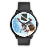 Cute St. Bernard Arizona Christmas Special Wrist Watch-Free Shipping